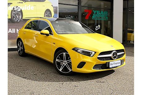 Yellow 2021 Mercedes-Benz A-CLASS Hatch A250E F