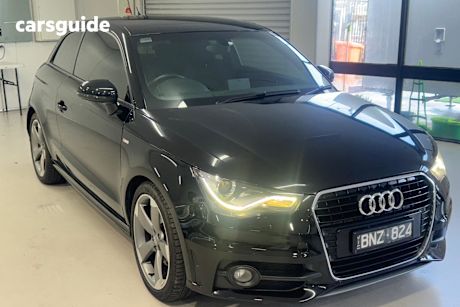 Black 2011 Audi A1 Hatchback 1.4 Tfsi Sport