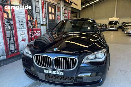 Black 2015 BMW 740I Sedan