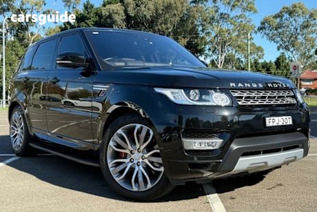 Black 2017 Land Rover Range Rover Sport Wagon 3.0 SDV6 HSE
