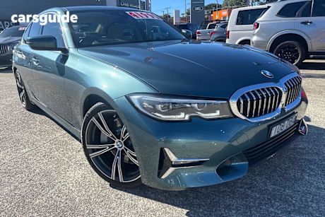 Blue 2021 BMW 330I Sedan Luxury Line