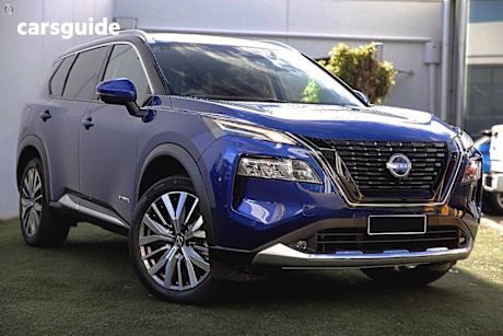 Blue 2024 Nissan X-Trail Wagon TI-L (4WD) E-Power (hybrid)