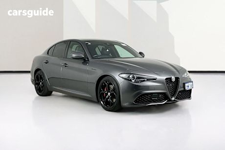 Grey 2021 Alfa Romeo Giulia Sedan Veloce