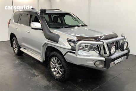 Silver 2021 Toyota Landcruiser Prado Wagon VX Flat Tailgate