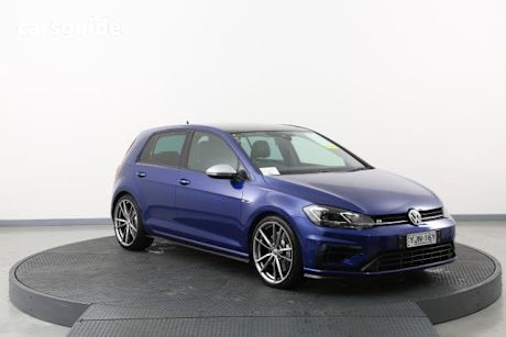 Blue 2019 Volkswagen Golf Hatchback R