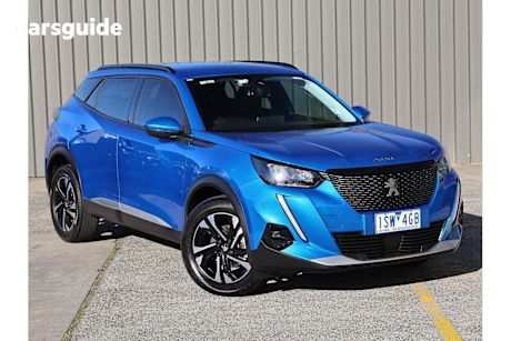 Blue 2021 Peugeot 2008 SUV ALLURE F