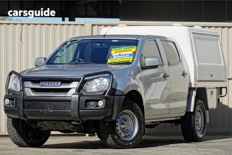 Silver 2017 Isuzu D-MAX Crew Cab Chassis SX (4X4)