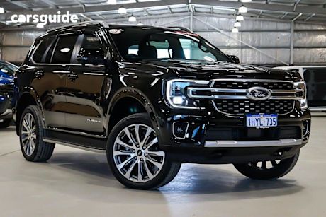 Black 2023 Ford Everest Wagon PLATINUM 4X4