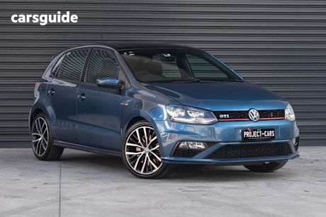 Blue 2017 Volkswagen Polo Hatchback GTI