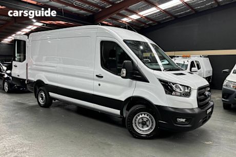 White 2021 Ford Transit Commercial 350L (Mid Roof)