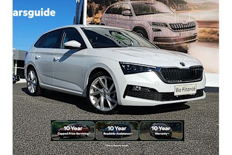 White 2023 Skoda Scala Hatchback Signature 110TSI