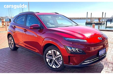 Red 2023 Hyundai Kona Wagon Highlander Elec SRF STD Range