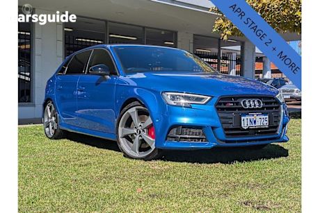 Blue 2019 Audi S3 Hatch 4WD