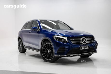 Blue 2016 Mercedes-Benz GLC250 Wagon