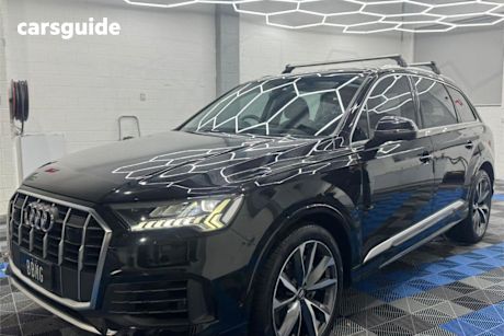 Black 2020 Audi Q7 Wagon 50 TDI Quattro Mhev