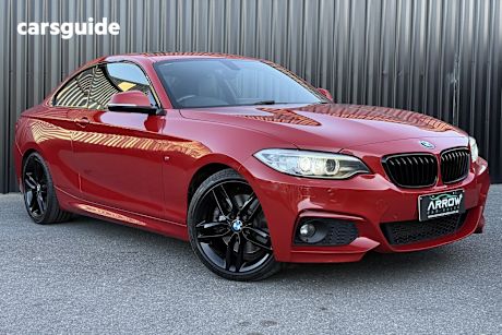 Red 2015 BMW 228I Coupe