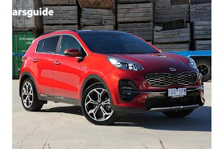 Red 2019 Kia Sportage SUV GT-LINE 4X4