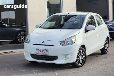White 2012 Mitsubishi Mirage Hatch Sport
