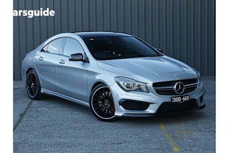 Silver 2013 Mercedes-Benz CLA-Class Coupe CLA45 AMG 4WD