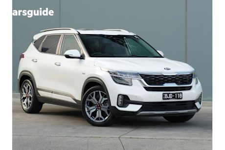 White 2020 Kia Seltos SUV GT-LINE 4X4