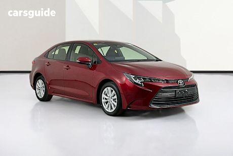 Red 2023 Toyota Corolla Sedan Ascent Sport