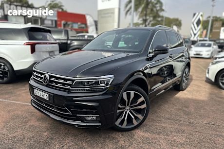 Black 2020 Volkswagen Tiguan Wagon 162 TSI Highline