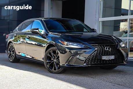 Black 2025 Lexus ES300H Sedan F Sport + EP (hybrid)