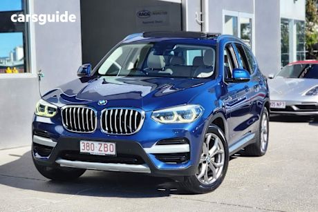 Blue 2019 BMW X3 Wagon Xdrive 20D