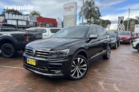 Black 2021 Volkswagen Tiguan Wagon Allspace 162 TSI Highline