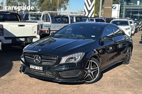 Black 2016 Mercedes-Benz CLA200 Coupe