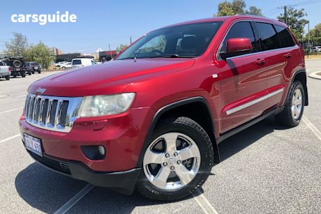 Red 2013 Jeep Grand Cherokee Wagon WK Laredo Wagon 5dr Spts Auto 8sp 4x4 3.0DT [MY14]