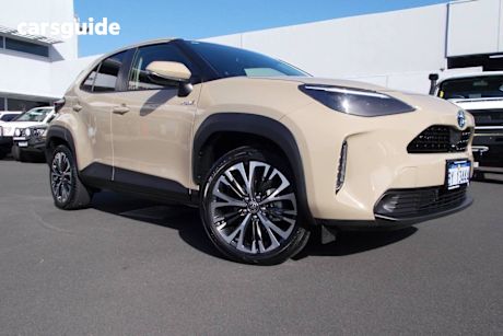 Beige 2021 Toyota Yaris Cross Wagon Urban Hybrid