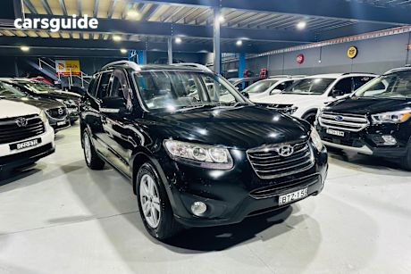 Black 2011 Hyundai Santa FE Wagon Highlander Crdi (4X4)