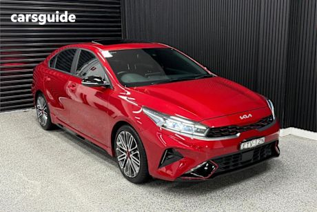 Red 2022 Kia Cerato Sedan GT