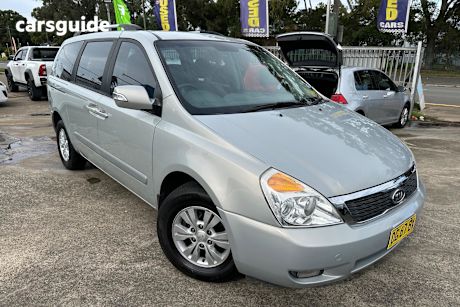 Silver 2012 Kia Grand Carnival Wagon Si VQ MY12