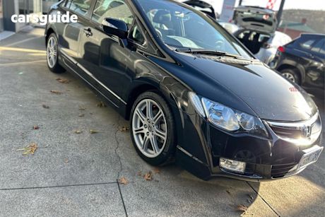 Black 2007 Honda Civic Sedan Sport