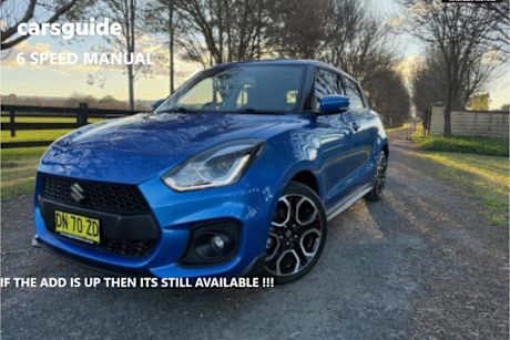 Blue 2022 Suzuki Swift Hatchback Sport Turbo