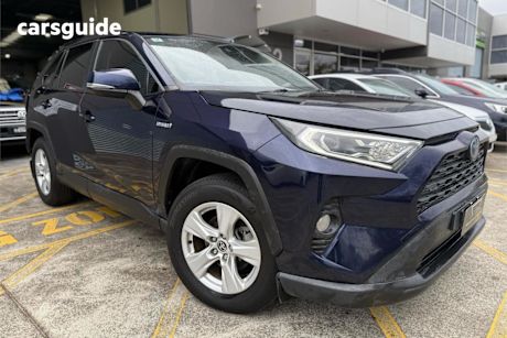 Blue 2019 Toyota RAV4 Wagon GX 2WD Hybrid (nav)