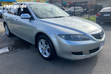 Silver 2005 Mazda 6 Sedan Classic