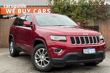 Red 2013 Jeep Grand Cherokee Wagon Laredo (4X4)