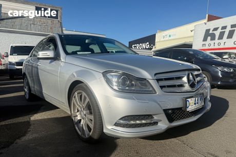 Grey 2013 Mercedes-Benz C250 Sedan CDI Elegance BE