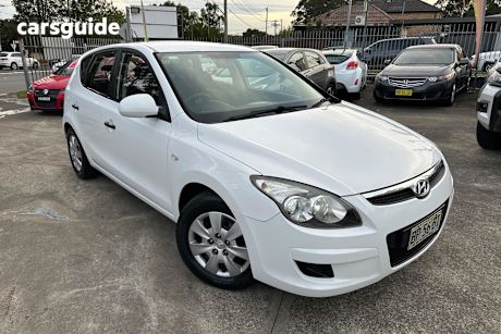 White 2012 Hyundai I30 Hatch SX FD MY12