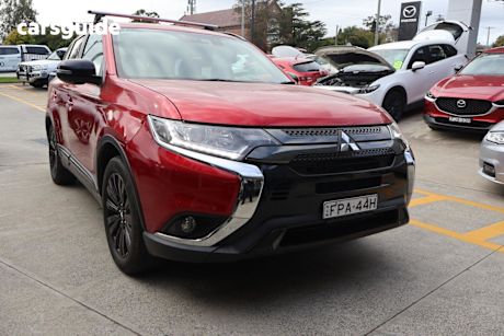 Red 2020 Mitsubishi Outlander Wagon Black Edition 7 Seat (awd)