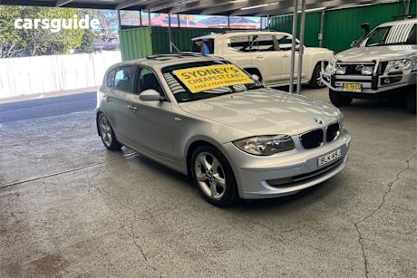 Silver 2009 BMW 120D Hatchback
