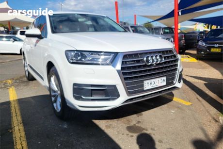 White 2016 Audi Q7 Wagon 3.0 TDI Quattro