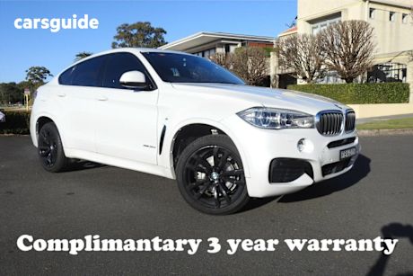 White 2018 BMW X6 Coupe Xdrive 30D