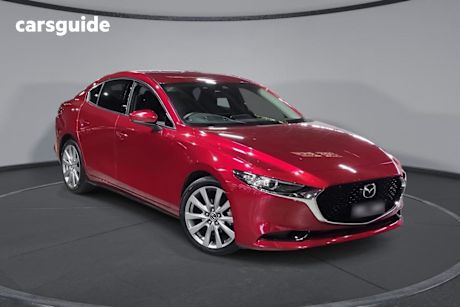 Red 2019 Mazda 3 Sedan G20 Touring