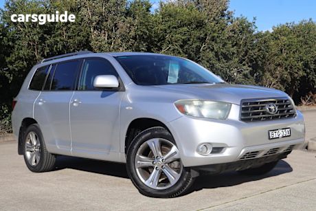 Silver 2010 Toyota Kluger Wagon KX-S (4X4)