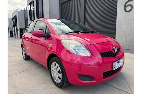 Pink 2010 Toyota Yaris Hatch YR F