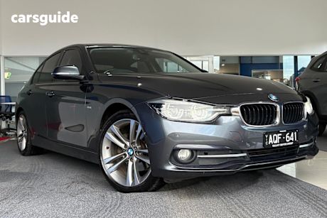 Grey 2016 BMW 320D Sedan Sport Line